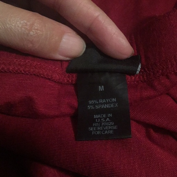 Pencil skirt burgundy and navy blue available - Picture 8 of 8